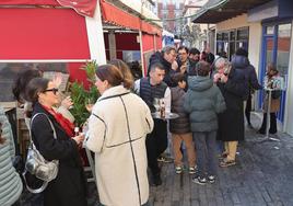 Ambiente matinal en Nochevieja en Don Jamón.