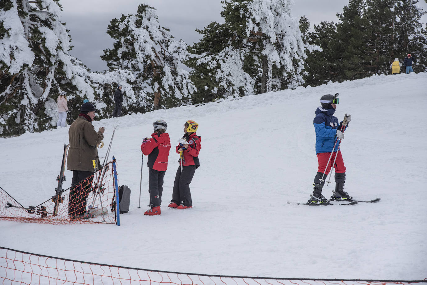 Los colapsos en Navacerrada, en imágenes