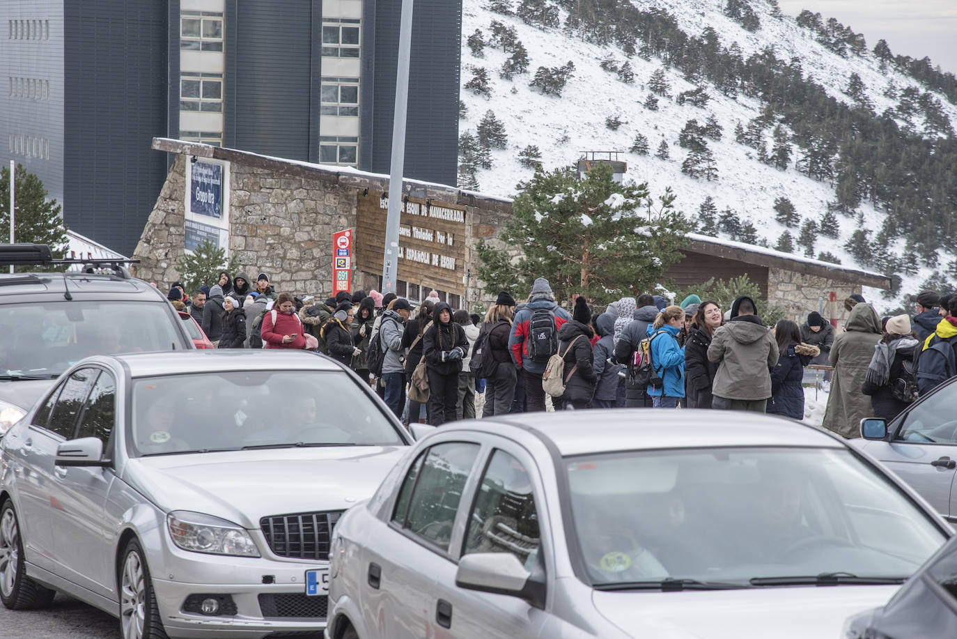 Los colapsos en Navacerrada, en imágenes