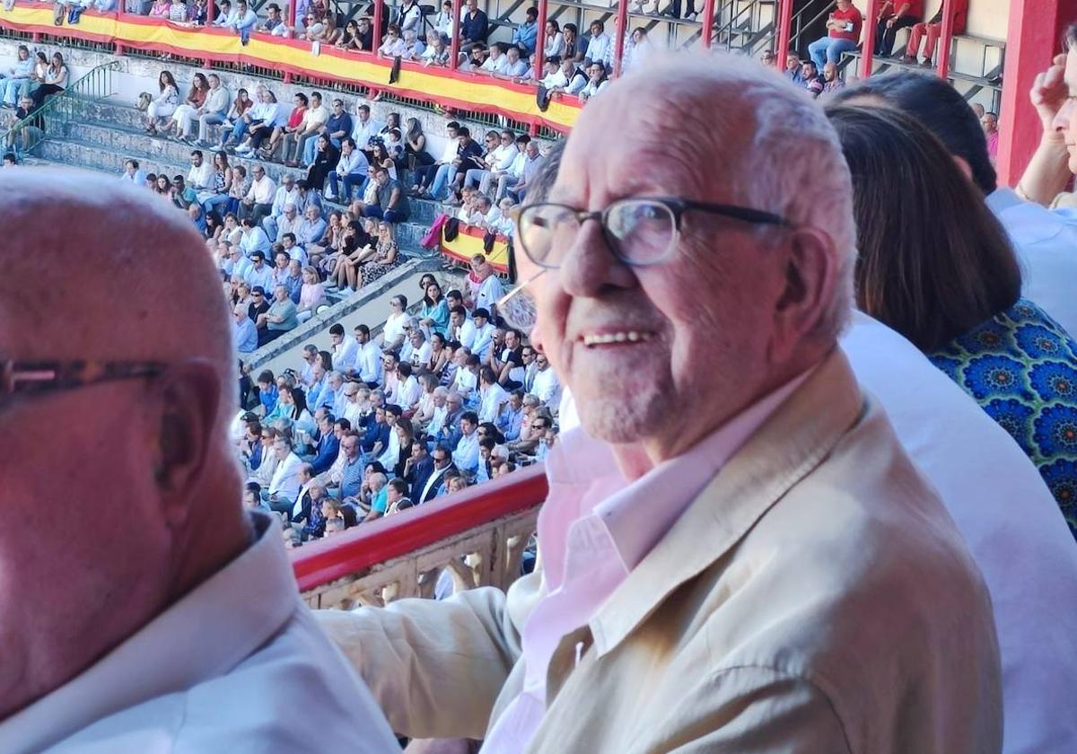 José Luis Lera, en la plaza de toros de Valladolid.