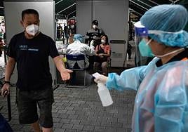 Controles de Covid-19 en plena pandemia.