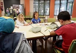 Niños participantes en el programa de Conciliamos en verano.