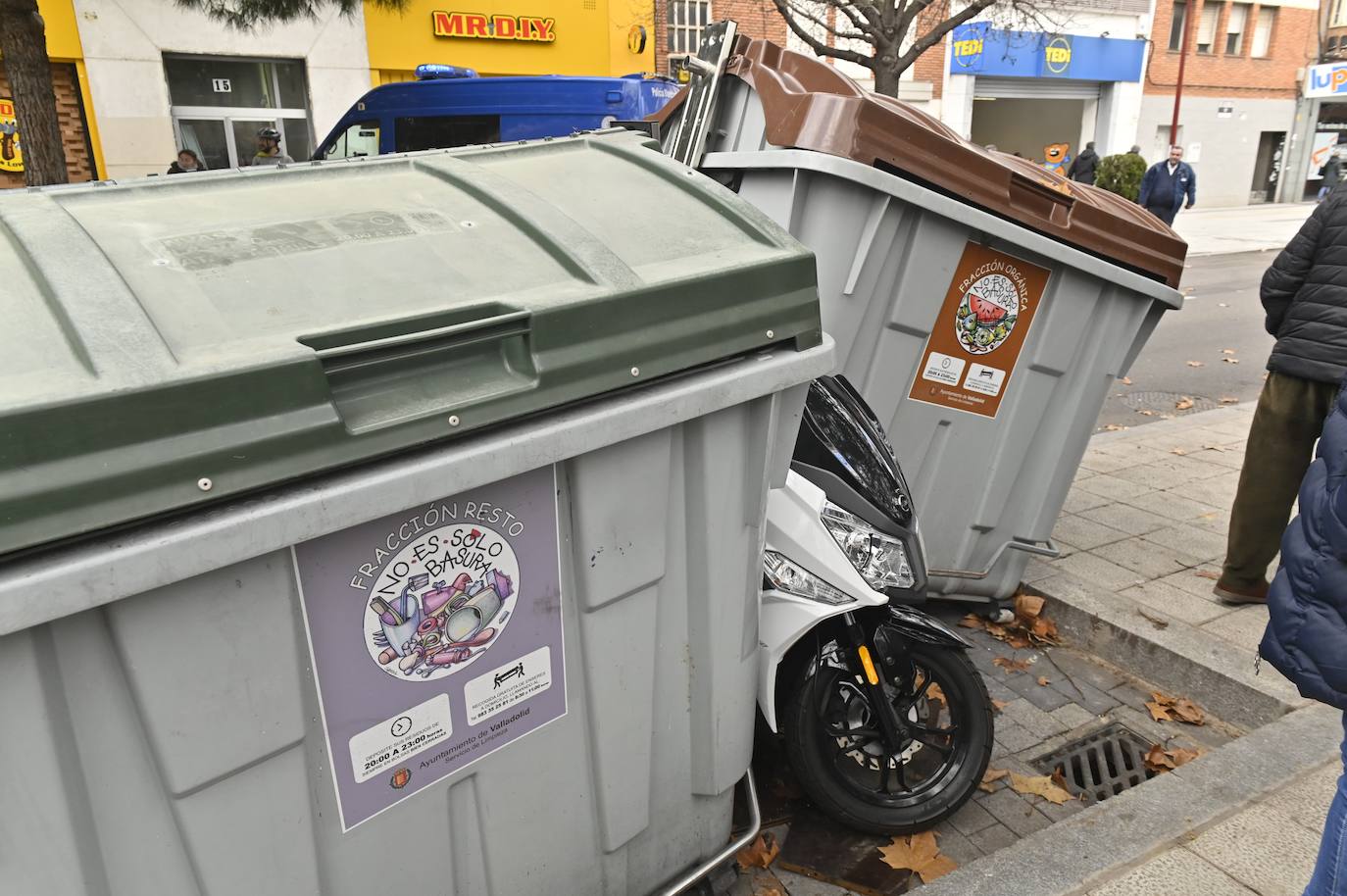 Las imágenes del impactante accidente en la calle Cigüeña