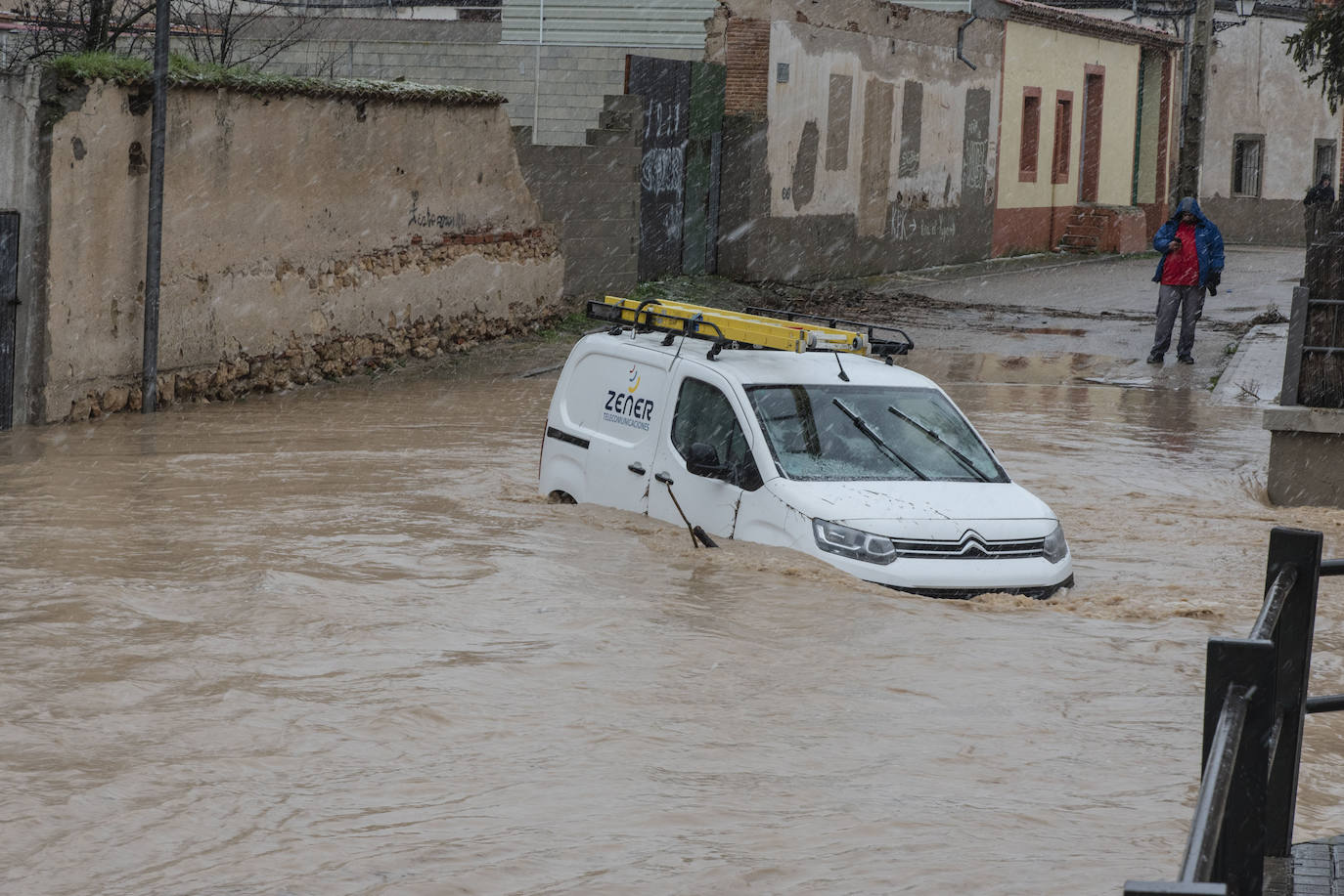 La inundación en Cantimpalos, en imágenes