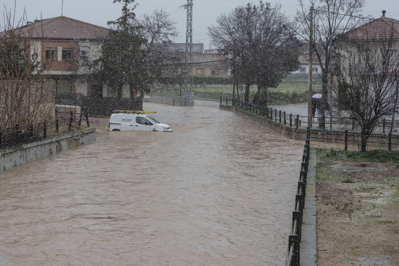 La inundación en Cantimpalos, en imágenes