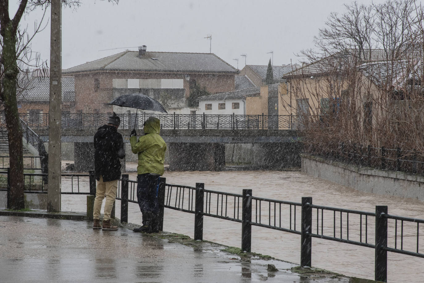 La inundación en Cantimpalos, en imágenes