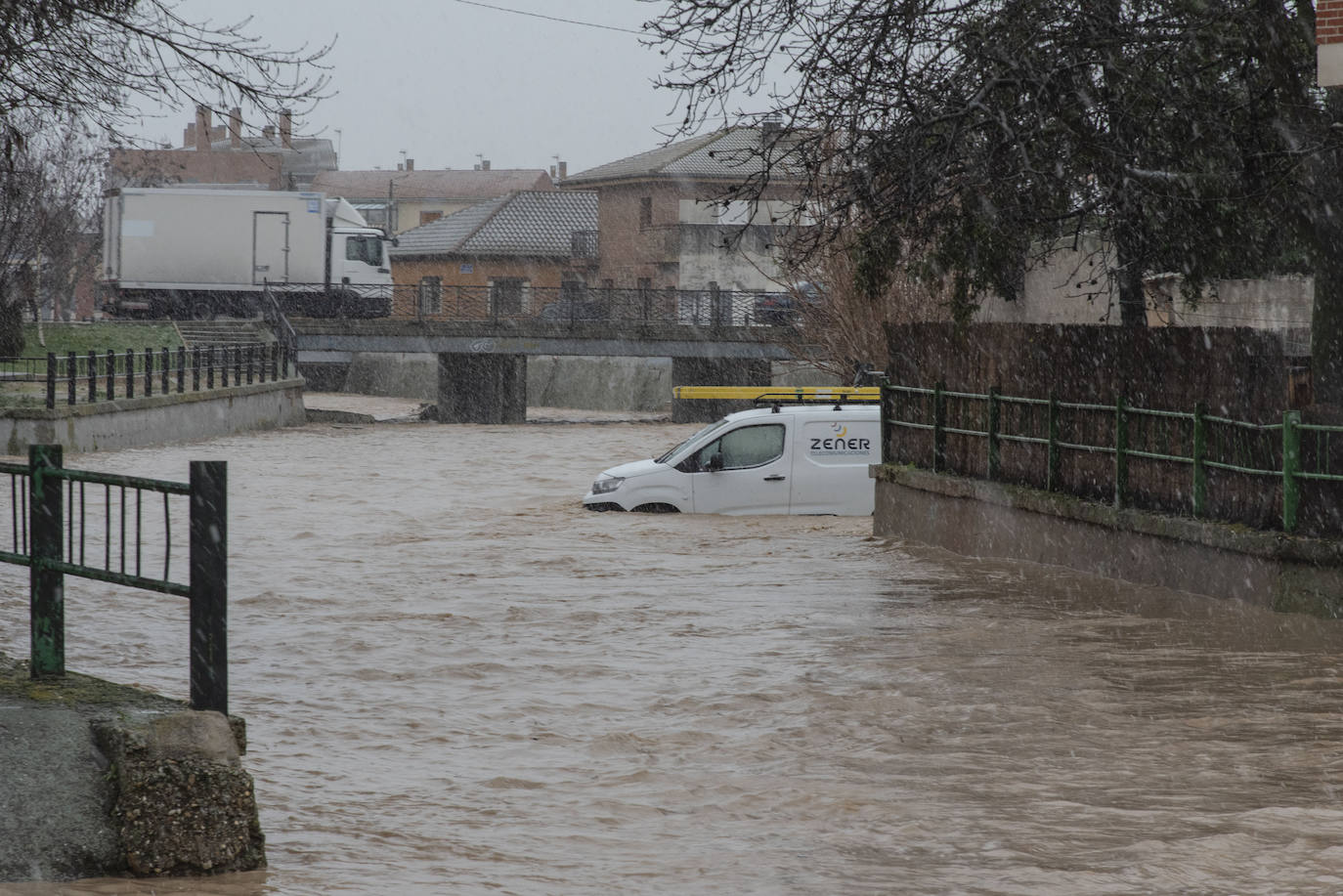 La inundación en Cantimpalos, en imágenes