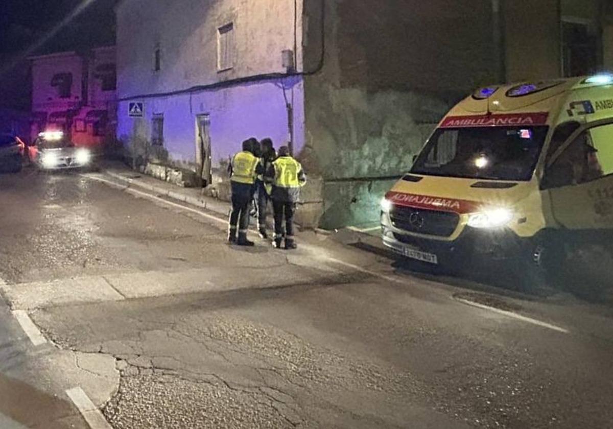 Herido un motorista en una caída en el casco urbano de Tariego