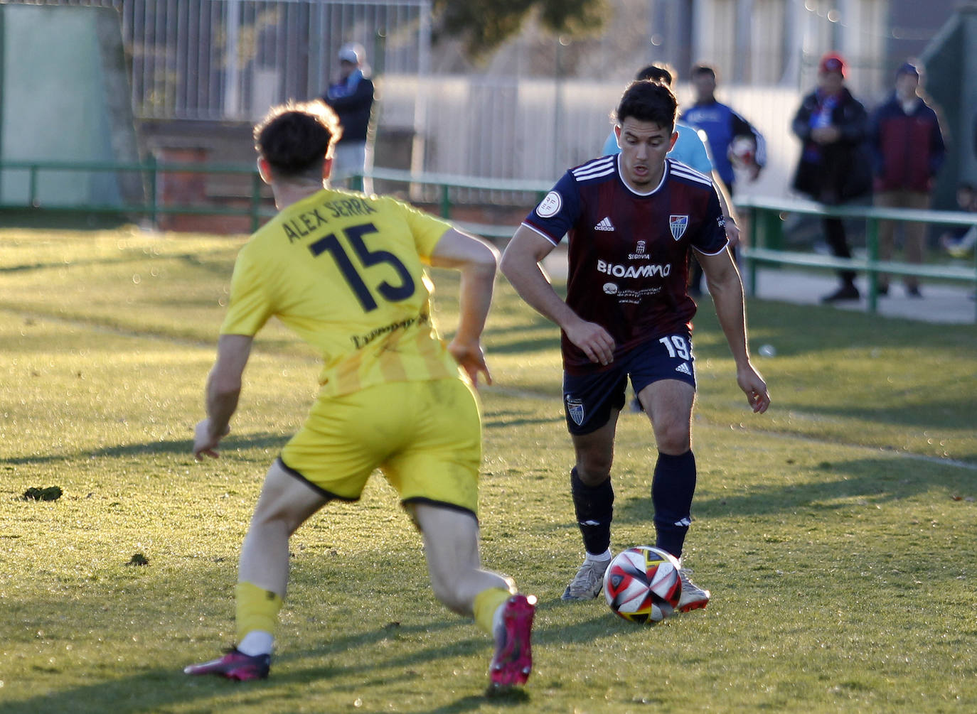 El empate de la Segoviana ante el Navalcarnero, en imágenes