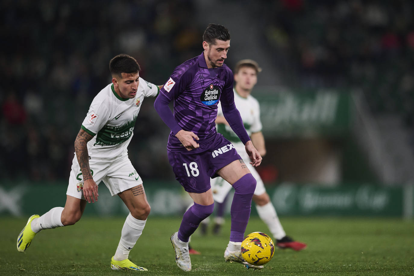 Las imágenes del partido Elche-Real Valladolid