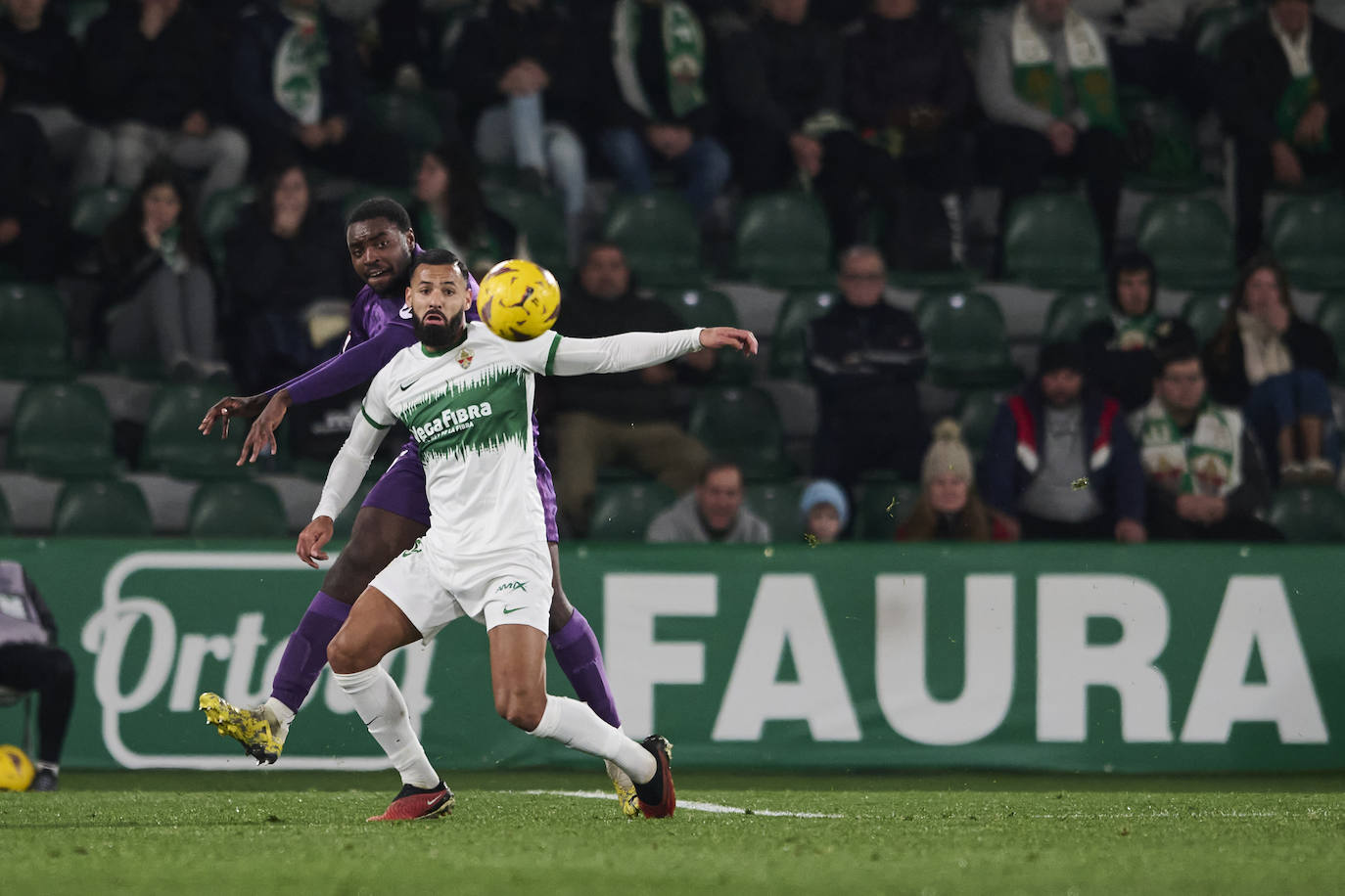 Las imágenes del partido Elche-Real Valladolid