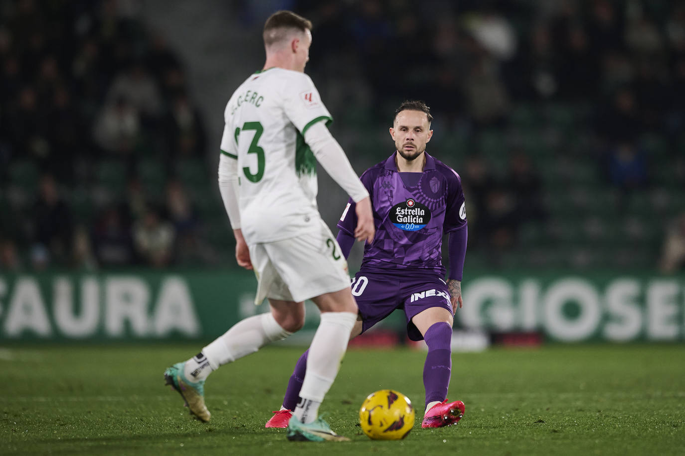 Las imágenes del partido Elche-Real Valladolid