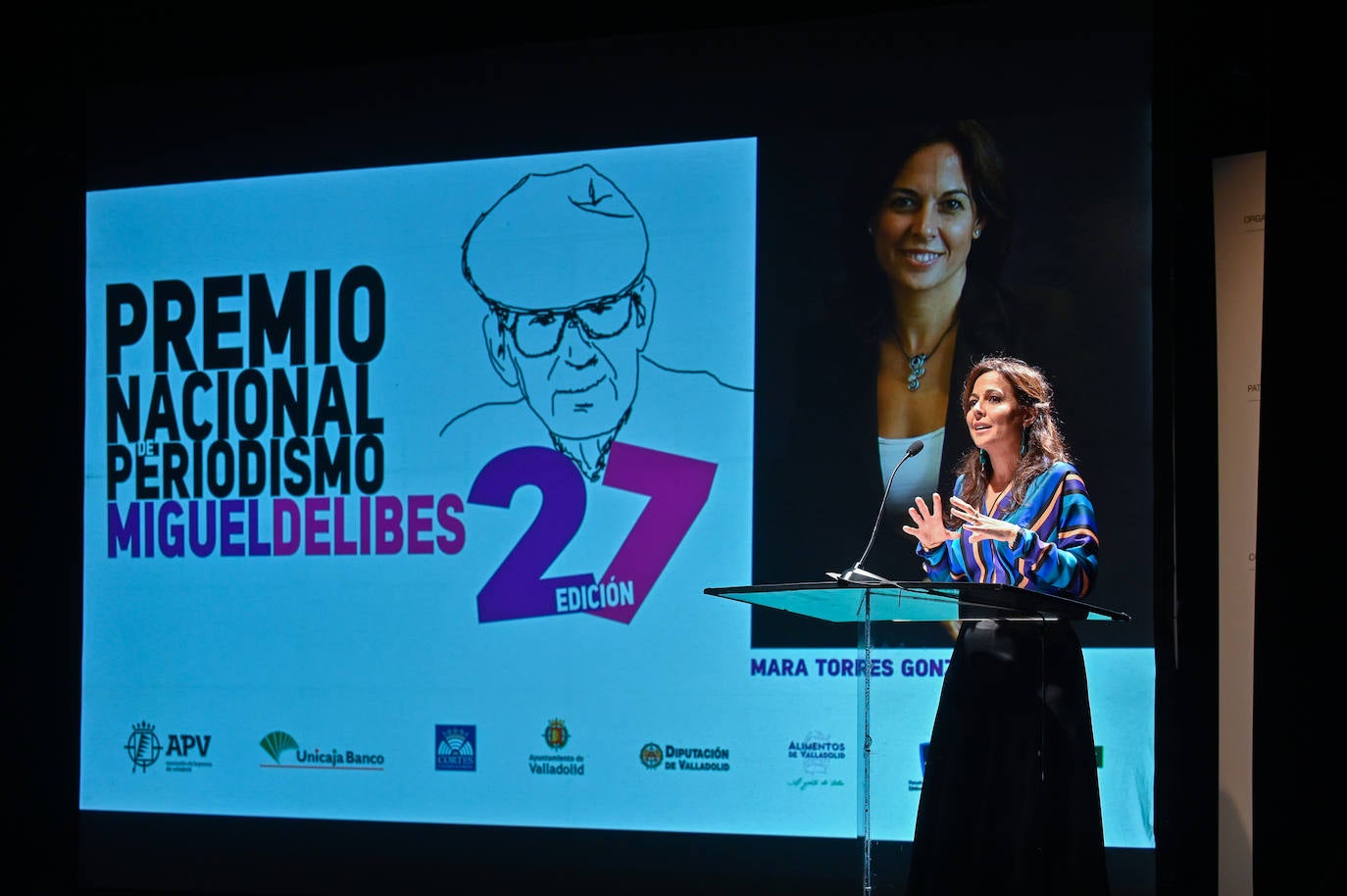 La imágenes de Mara Torres, ganadora del Premio Nacional de Periodismo Miguel Delibes