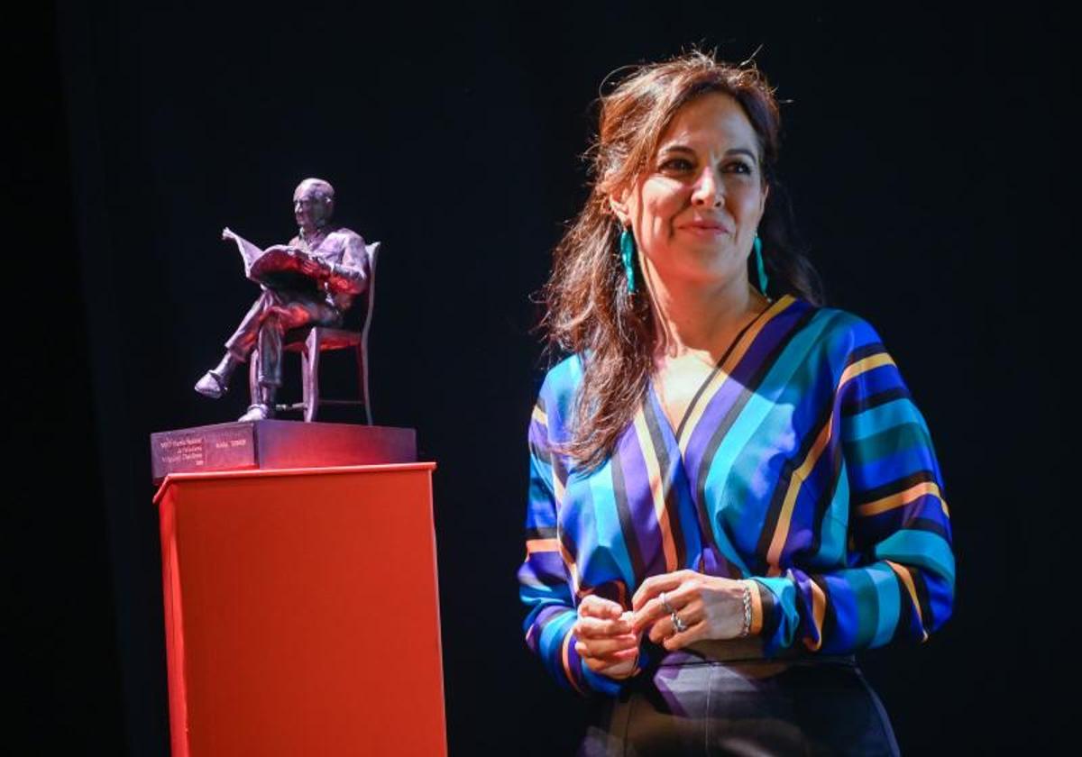 La Sala Delibes del Teatro Calderón acogió la entrega del galardón.