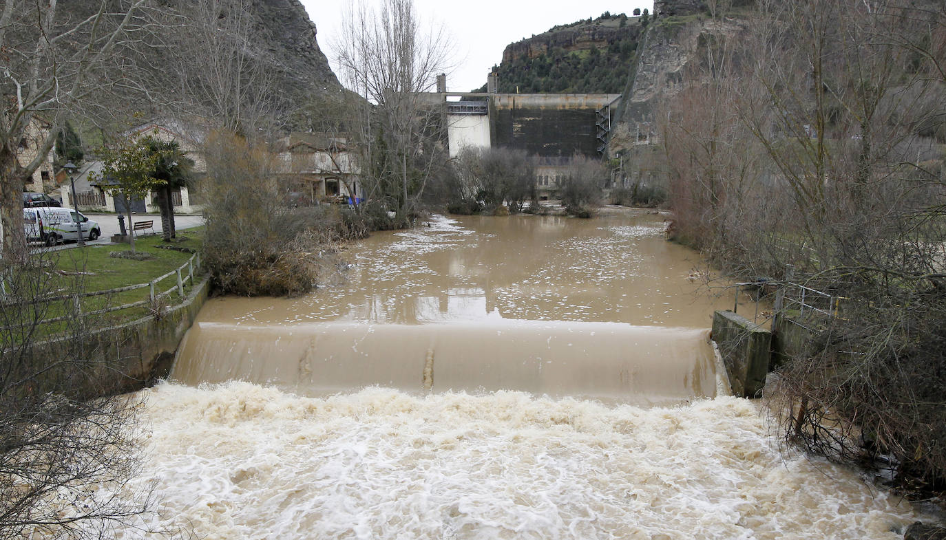 Inundaciones por el desembalse de Burgomillodo