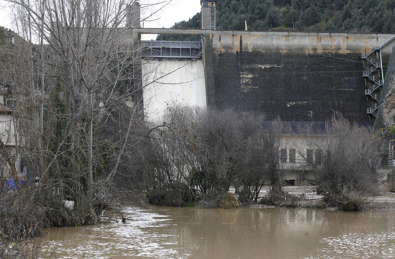 Inundaciones por el desembalse de Burgomillodo