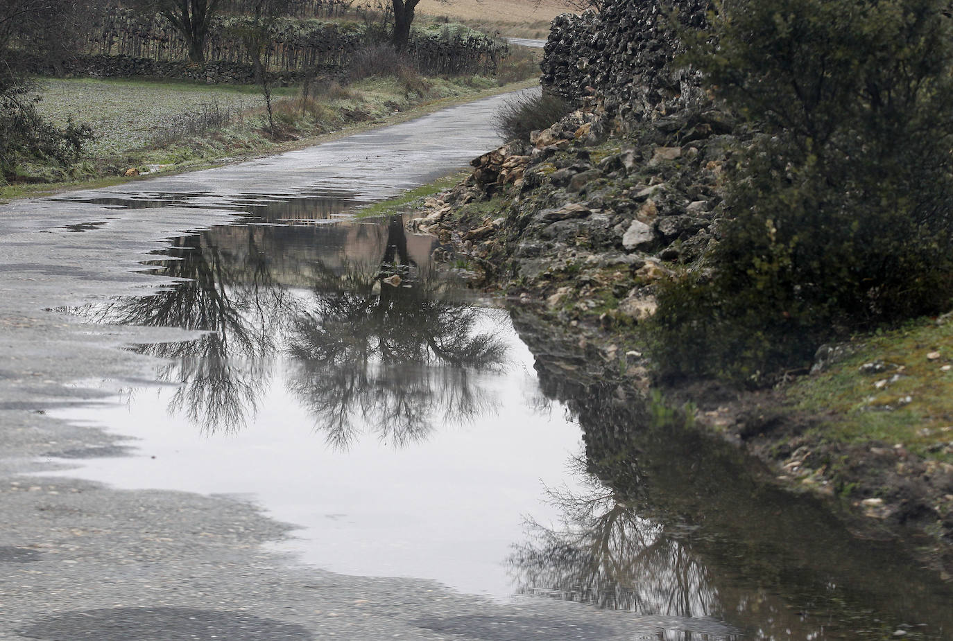 Inundaciones por el desembalse de Burgomillodo