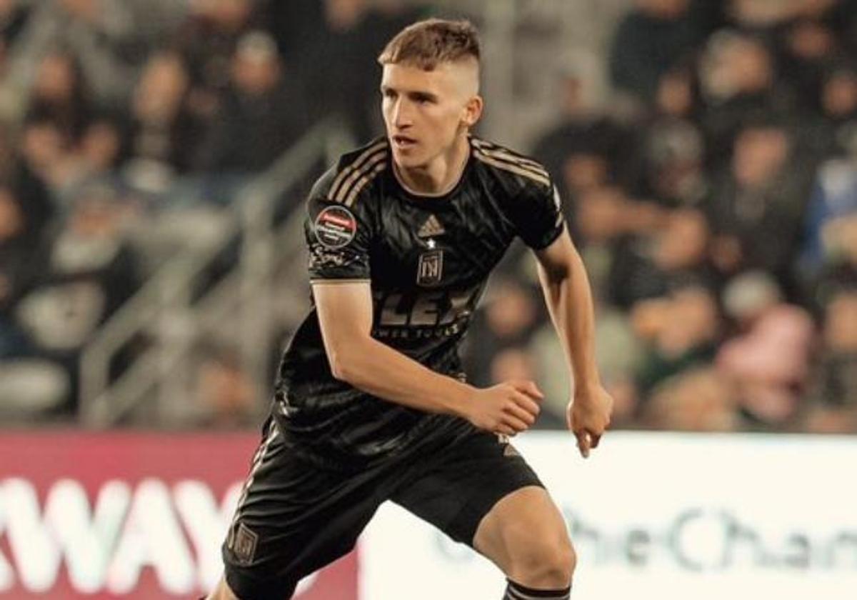 El croata Stipe Biuk, en una imagen con Los Angeles FC.