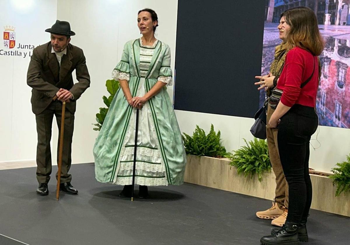 Imagen principal - Presentación de la oferta de Palencia en Fitur.