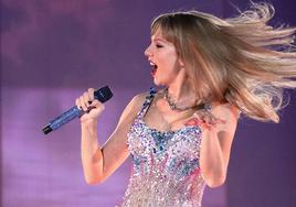 Taylor Swift, en uno de sus conciertos.