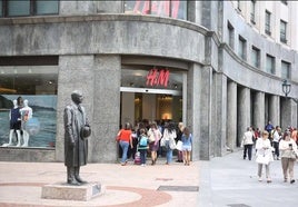 Tienda de H&Y en una imagen de archivo