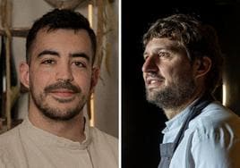 Los chefs con estrella Michelin, Alberto Molinero y Carlos Casillas.