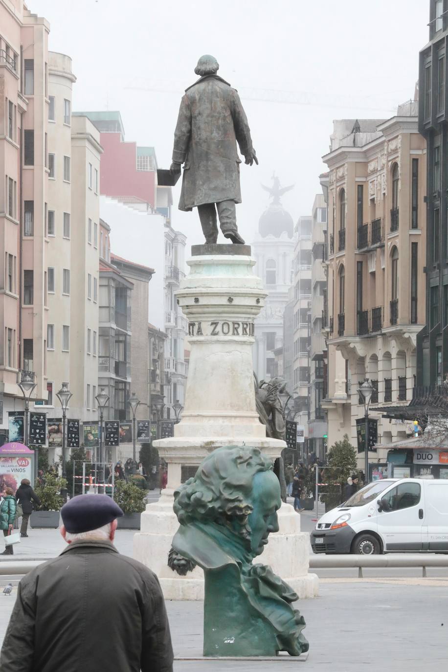 Goya, Zorrilla con la calle Santiago de fondo