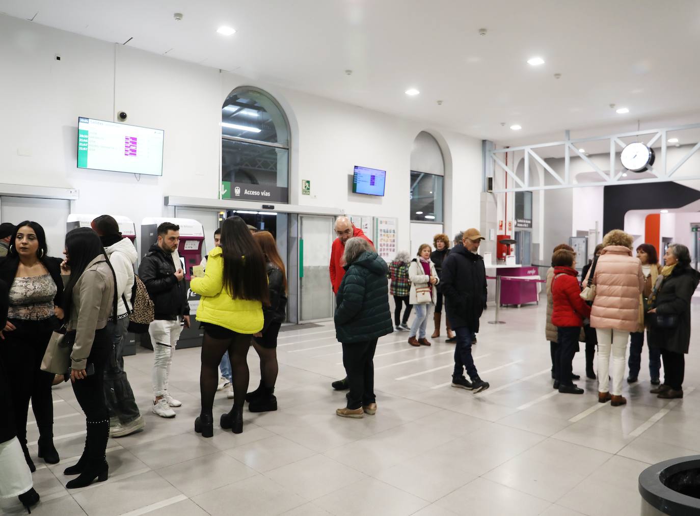 Retrasos en la estación de trenes de Palencia