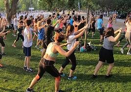 Actividad de Vallatarde, una de las acciones de ocio alternativo promovidas por el Ayuntamiento de Valladolid.