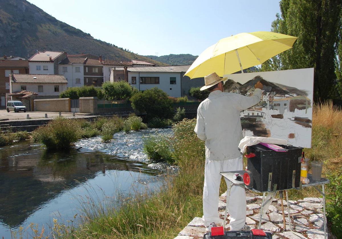 Certamen de pintura en Velilla del Río Carrión.