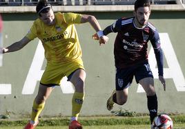 Ivo, durante su último partido con la Segoviana.