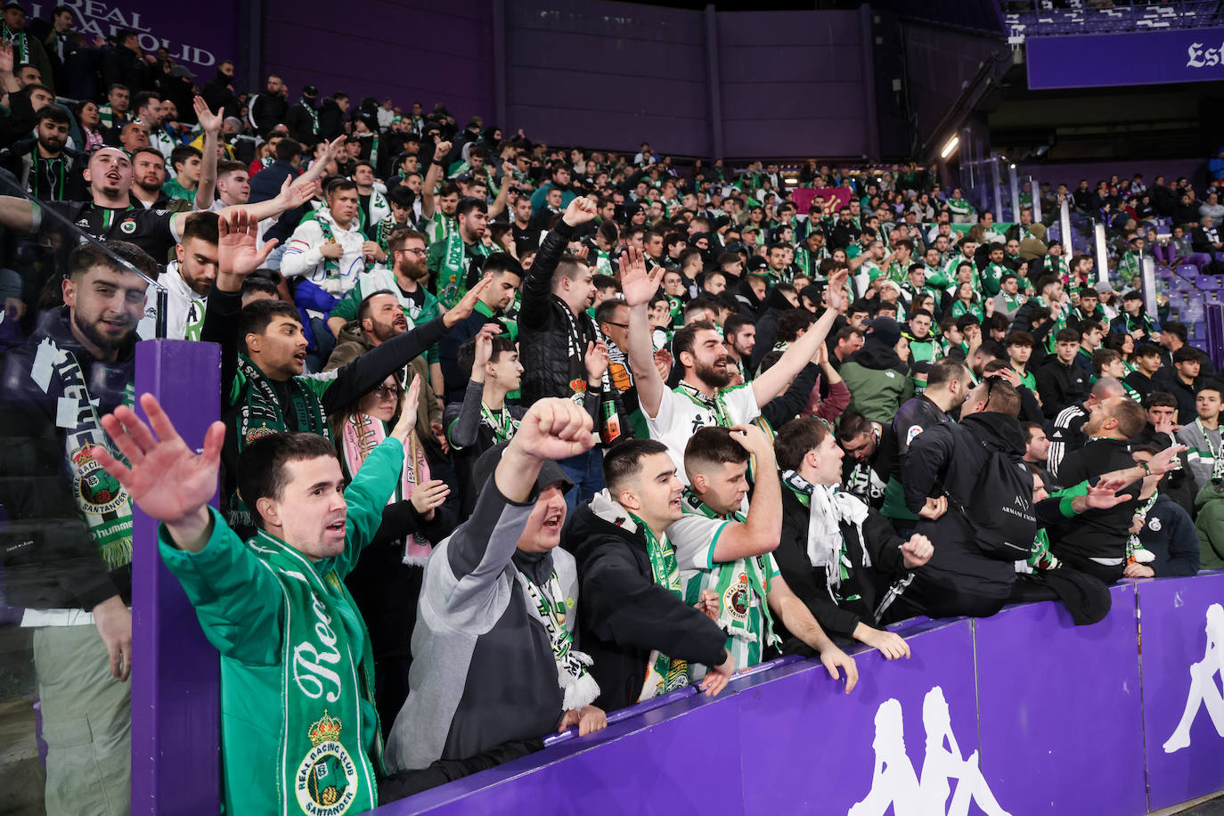 La victoria del Real Valladolid sobre el Racing de Santander, en imágenes