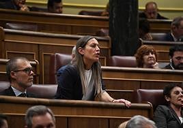 La portavoz de Junts en el Congreso, Miriam Nogueras.