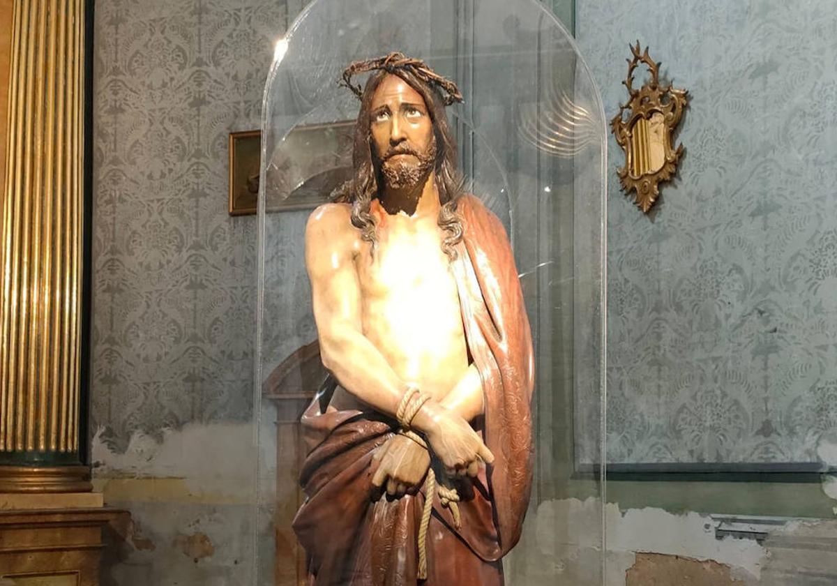 Imagen del Ecce Homo, en la Catedral.