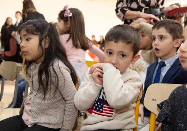 Escolares en la Gala de los Goya del Colegio Safa Grial.