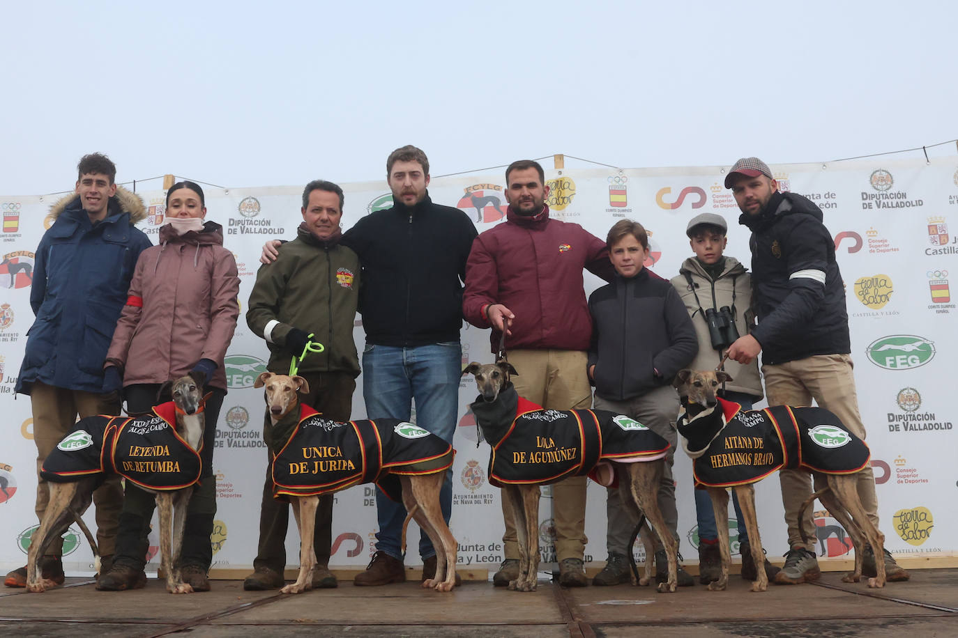 Las imágenes de la primera semifinal del Campeonato de España de Galgos