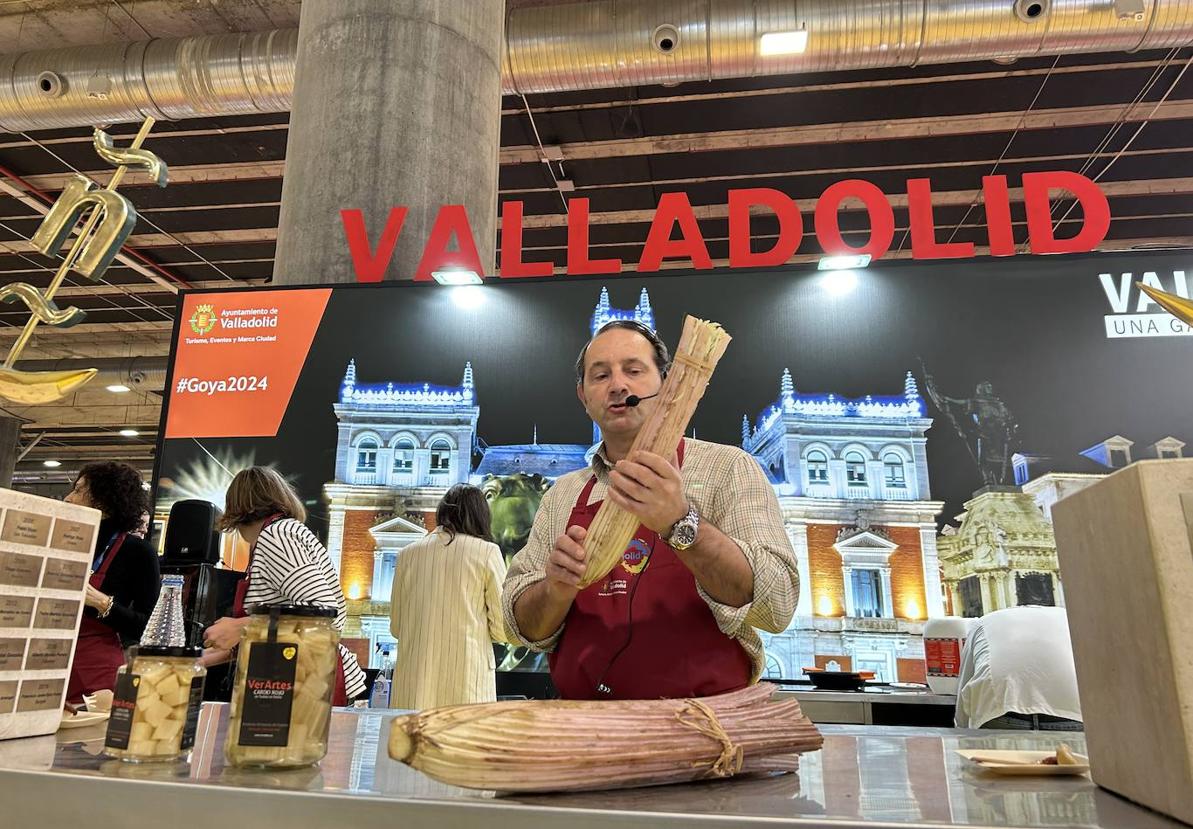 Imagen principal - Cardo de la empresa Verartes y vino de Cigales, de la bodega Traslanzas.