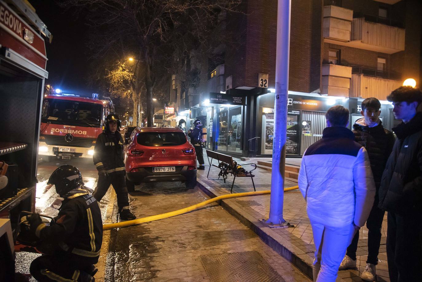 El incendio en Mahonías, en imágenes