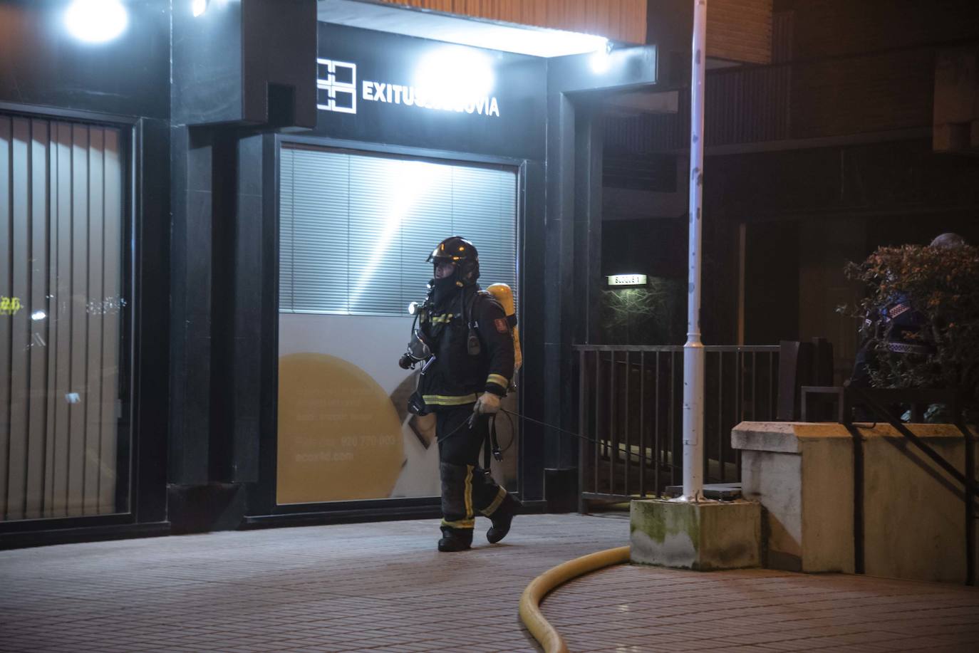 El incendio en Mahonías, en imágenes
