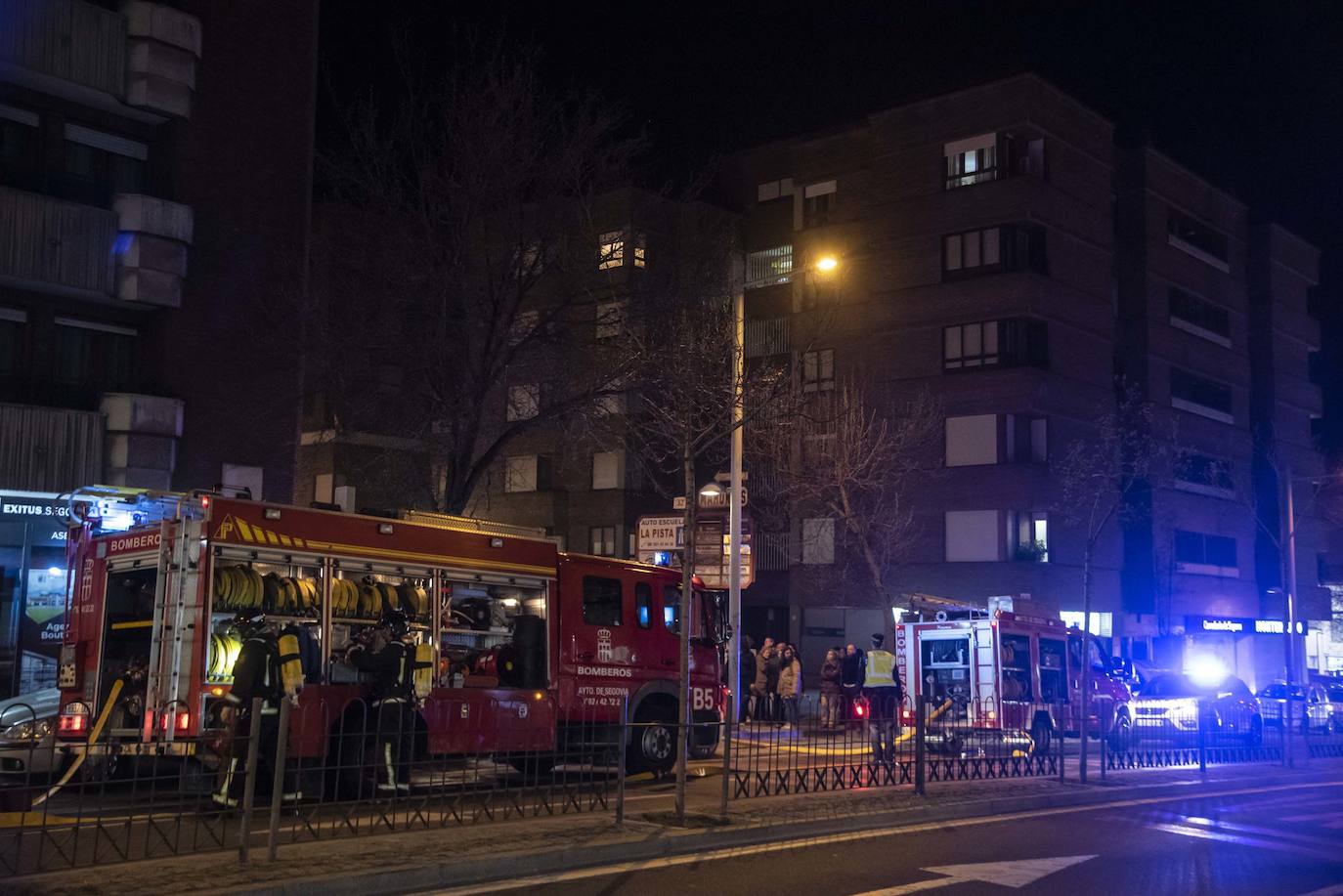 El incendio en Mahonías, en imágenes