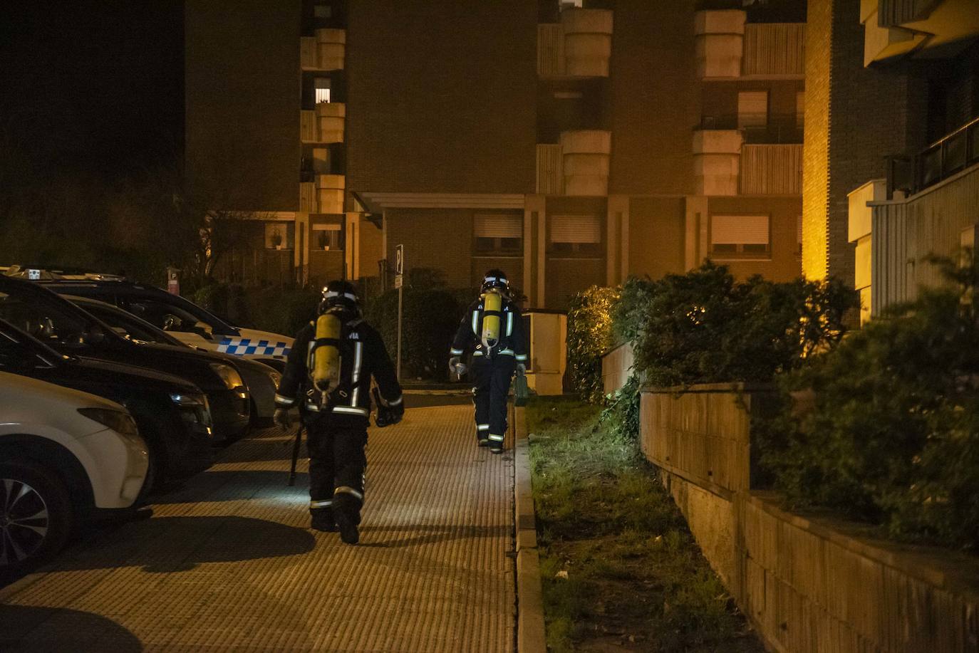 El incendio en Mahonías, en imágenes