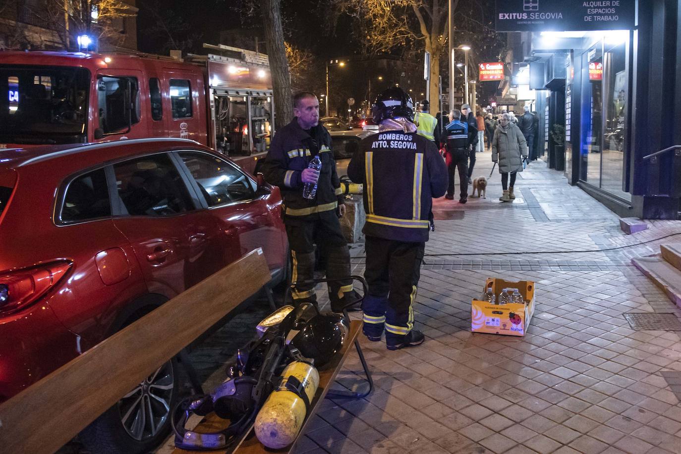 El incendio en Mahonías, en imágenes