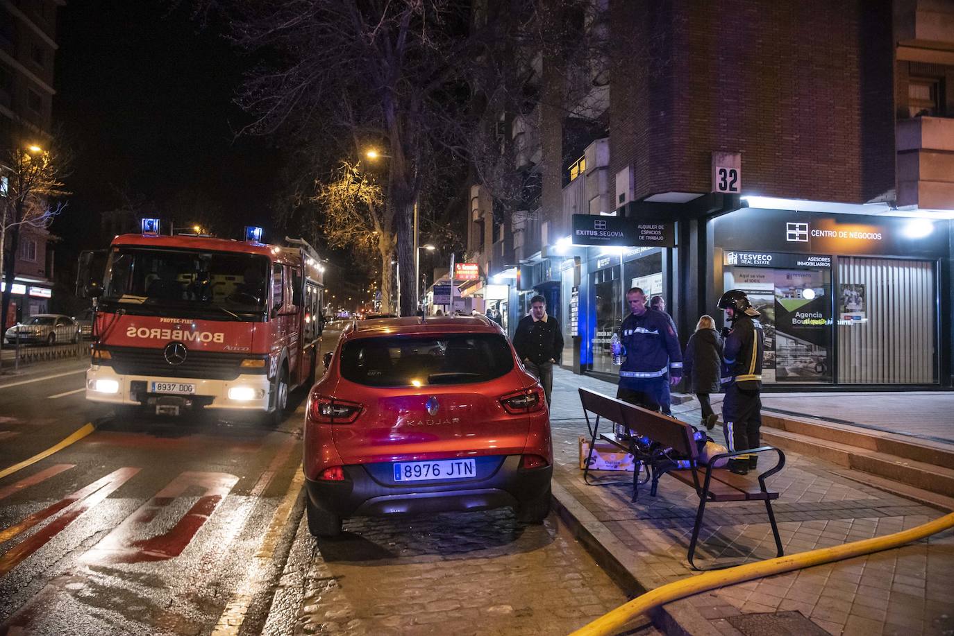 El incendio en Mahonías, en imágenes