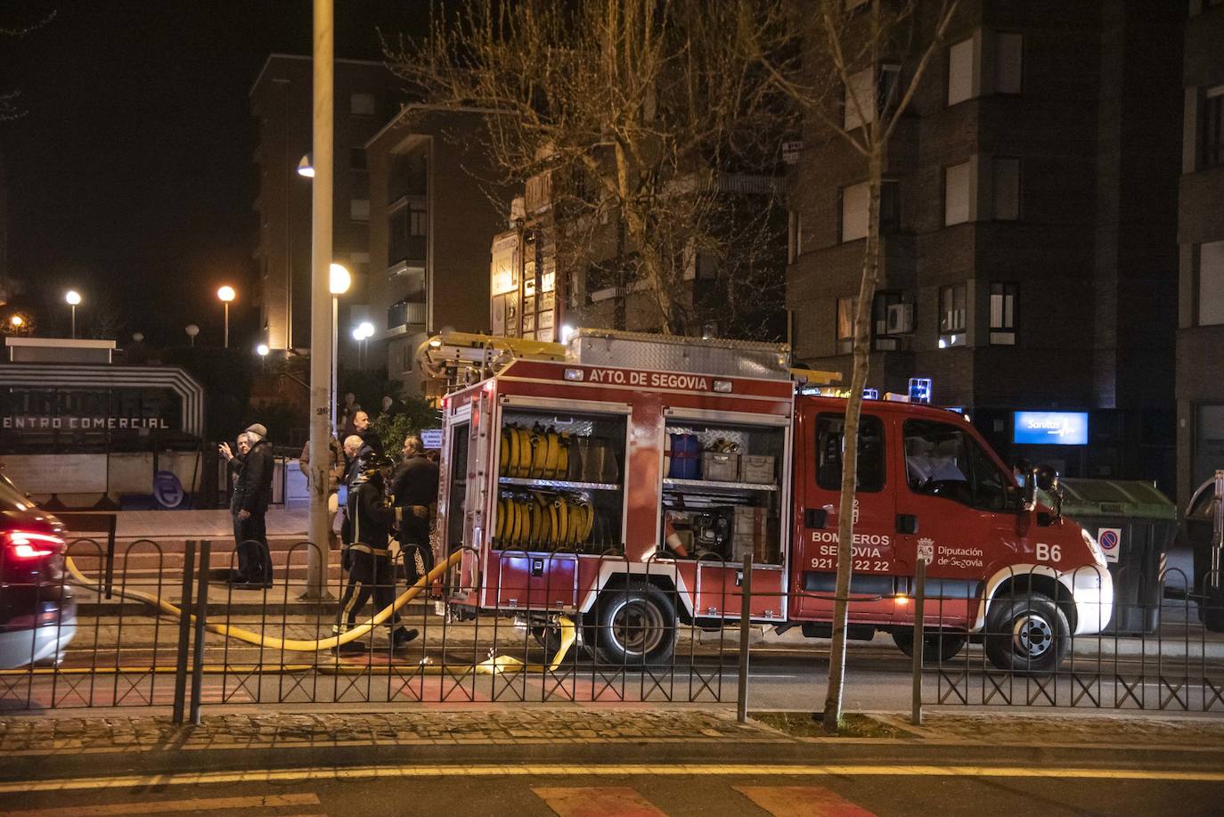 El incendio en Mahonías, en imágenes
