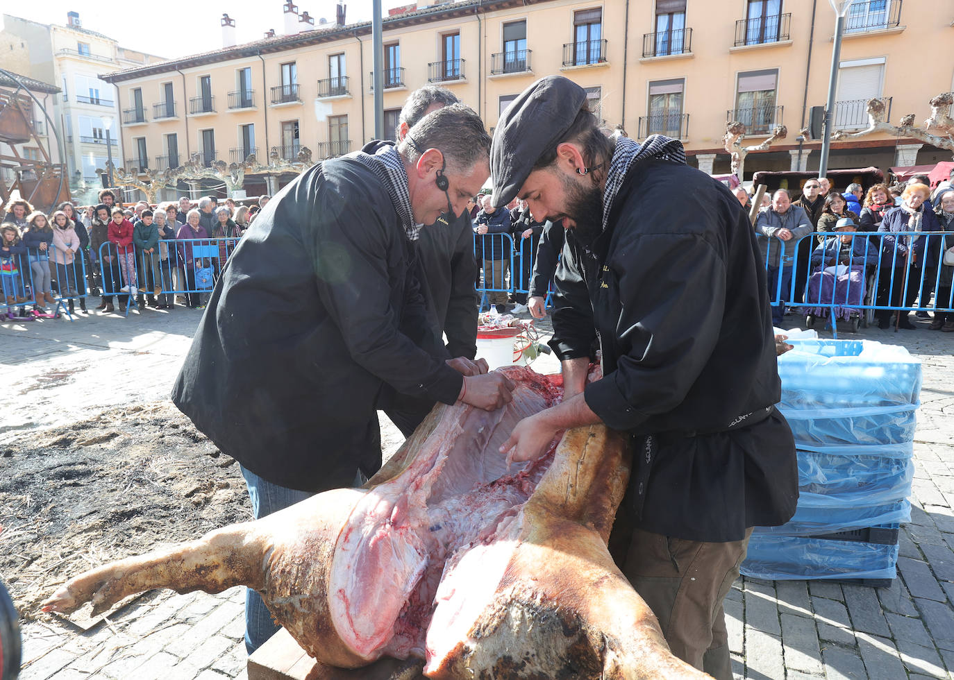 La fiesta popular de las Candelas se vive en la Plaza Mayor