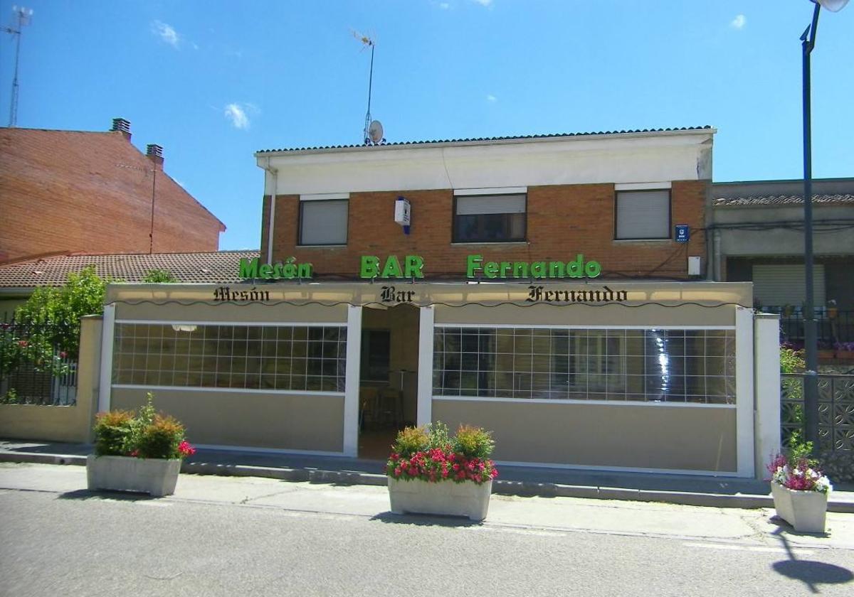 Bar de Aldeamayor de San Martín donde se ha sellado el boleto premiado.