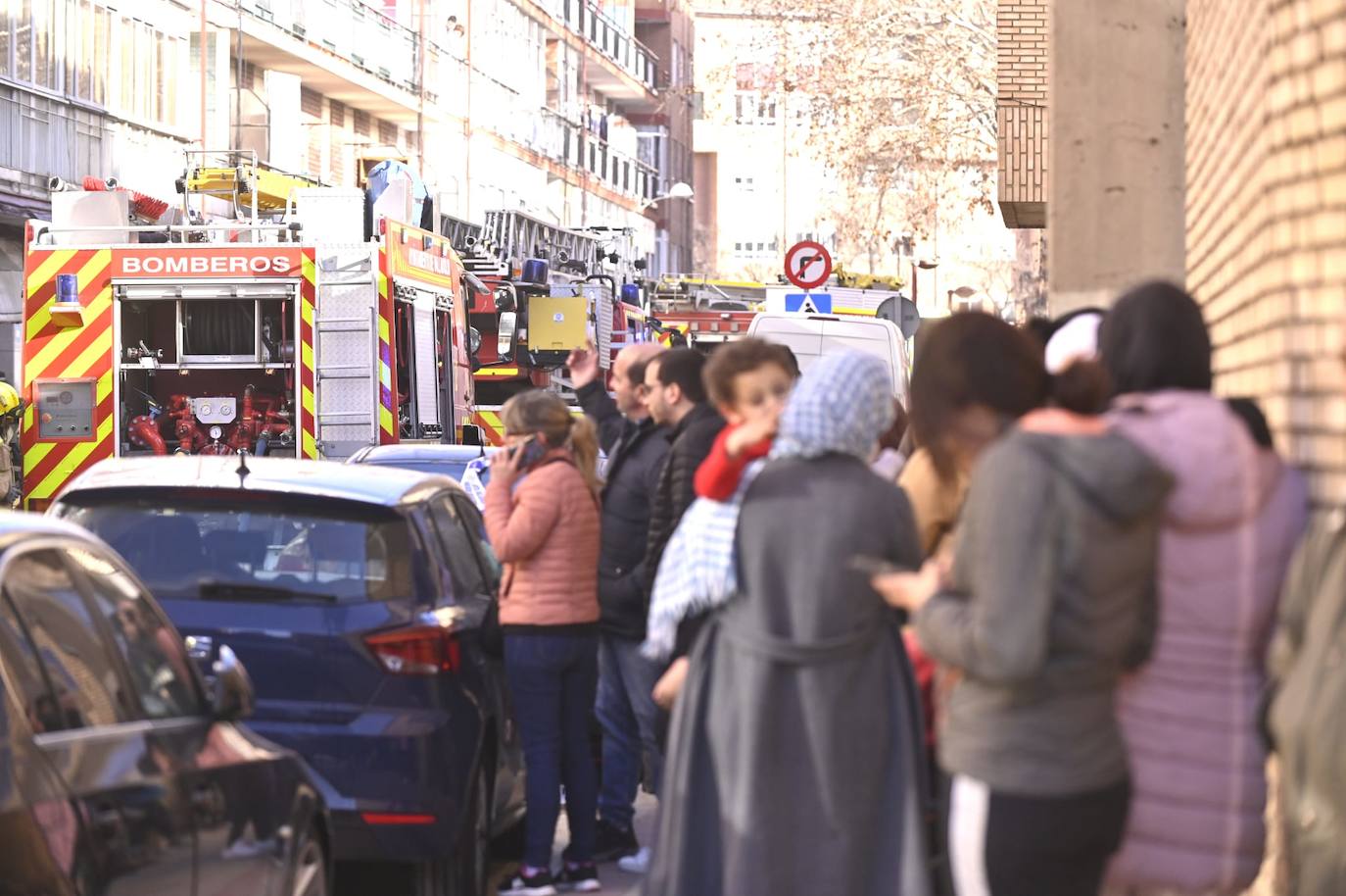 El incendio de la calle Cisne, en imágenes