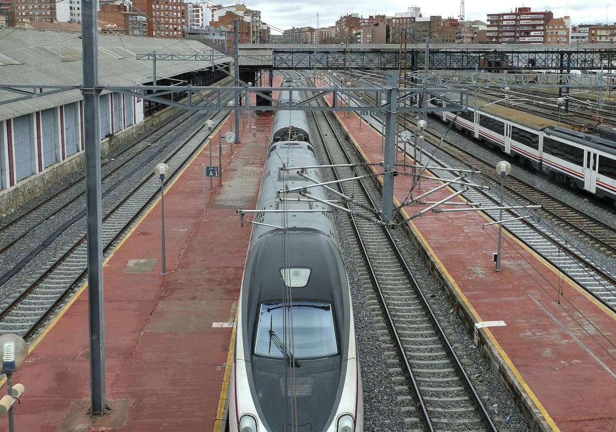 Imagen de archivo de la estación de trenes Campo Grande de Valladolid.