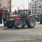 El campo extiende sus protestas con una tractorada en la ciudad de Palencia