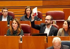 Ángel Hernández, durante un Pleno.